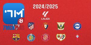 Tỷ số trực tuyến La Liga Mùa Giải 2024/25